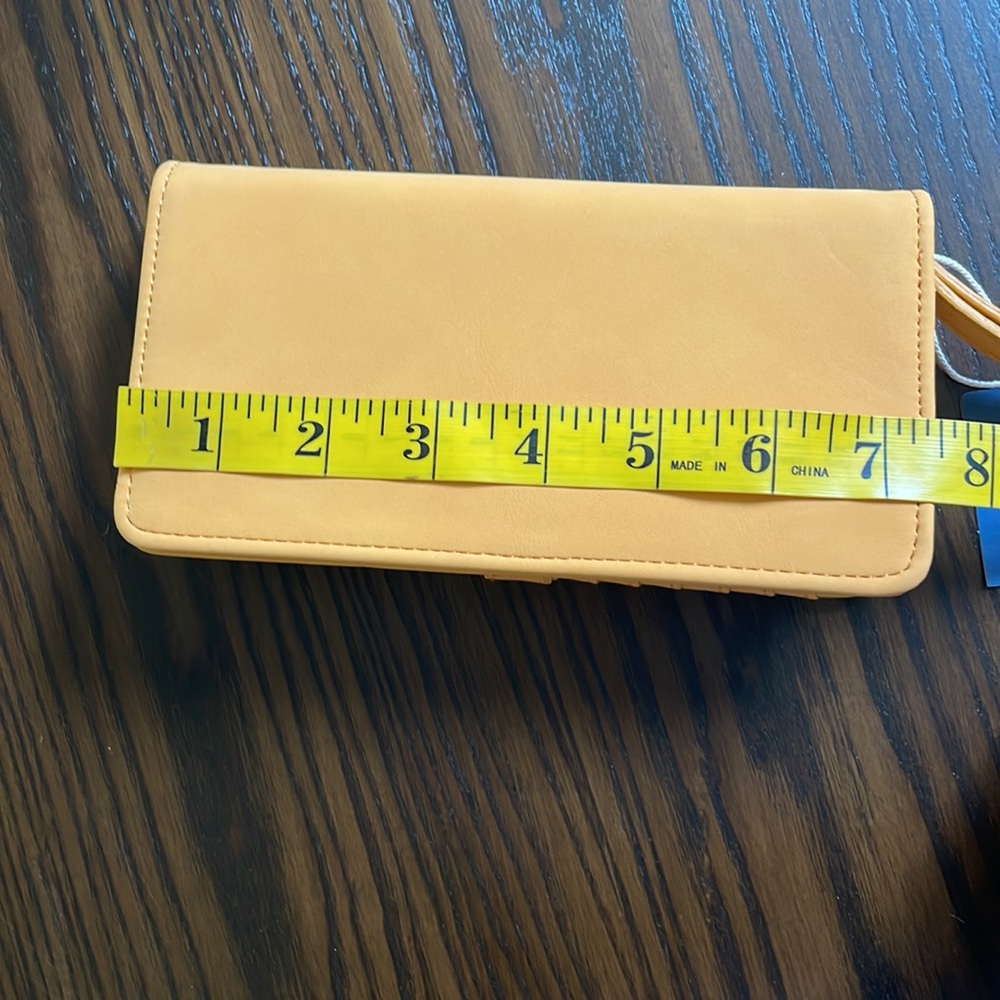 Universal Thread Mustard Yellow Wristlet Clutch - Picture 2 of 5